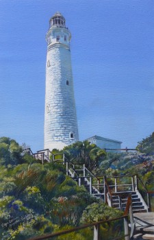 'Cape Leeuwin, Augusta WA', acrylic on canvas, 300 x 450 mm, SOLD