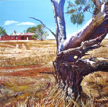 Red Ruin, Strathalbyn Road Acrylic on canvas: 600 X 600 mm. SOLD