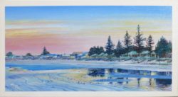 'North Beach Walleroo', acrylic on canvas, 400 mm x 250 mm, SOLD